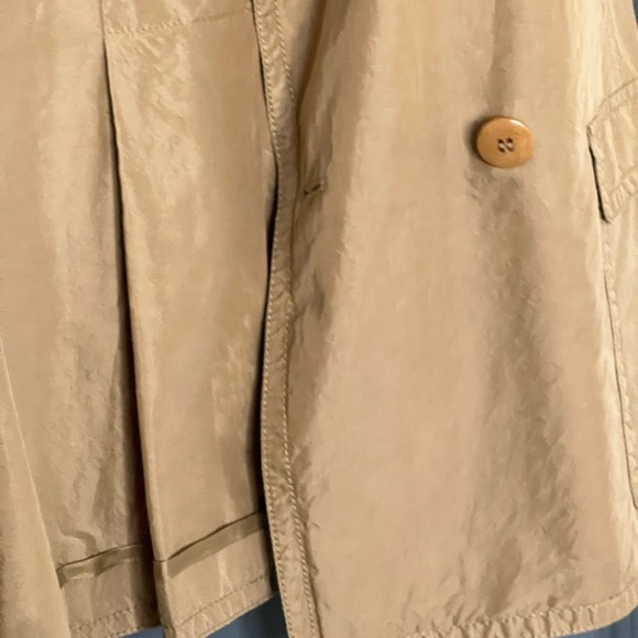Talbots Classic Tan Trench Coat - Picture 11 of 16